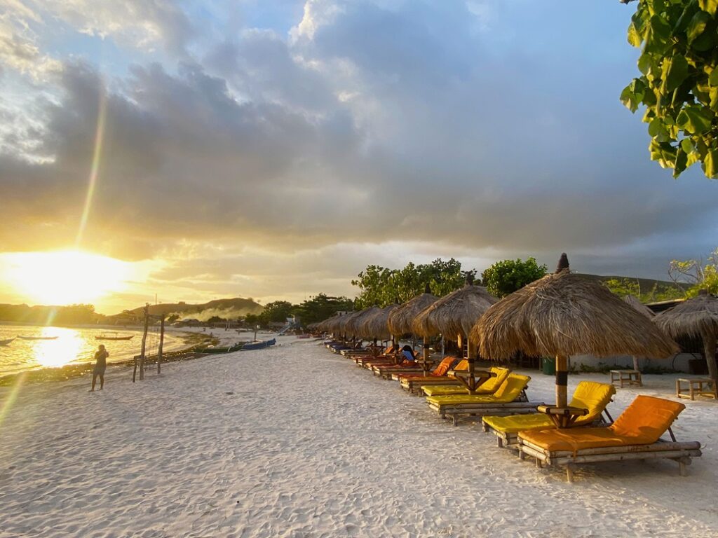 Sunset at Tanjung Aan Lombok