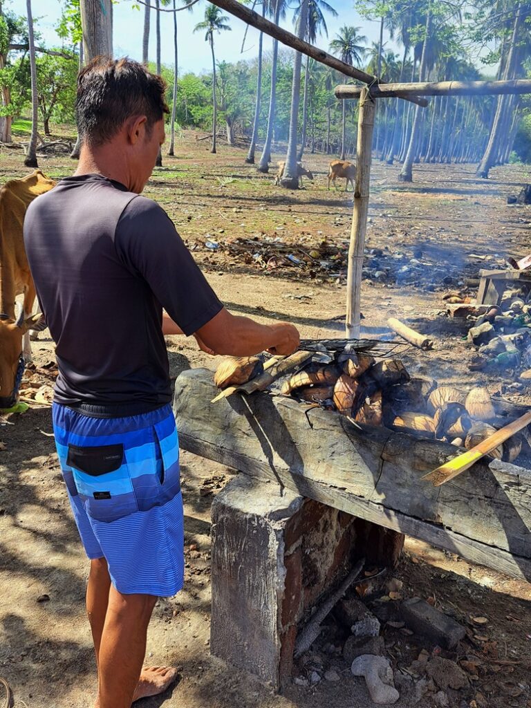 Fresh Fish lunch on Gili Tangkong