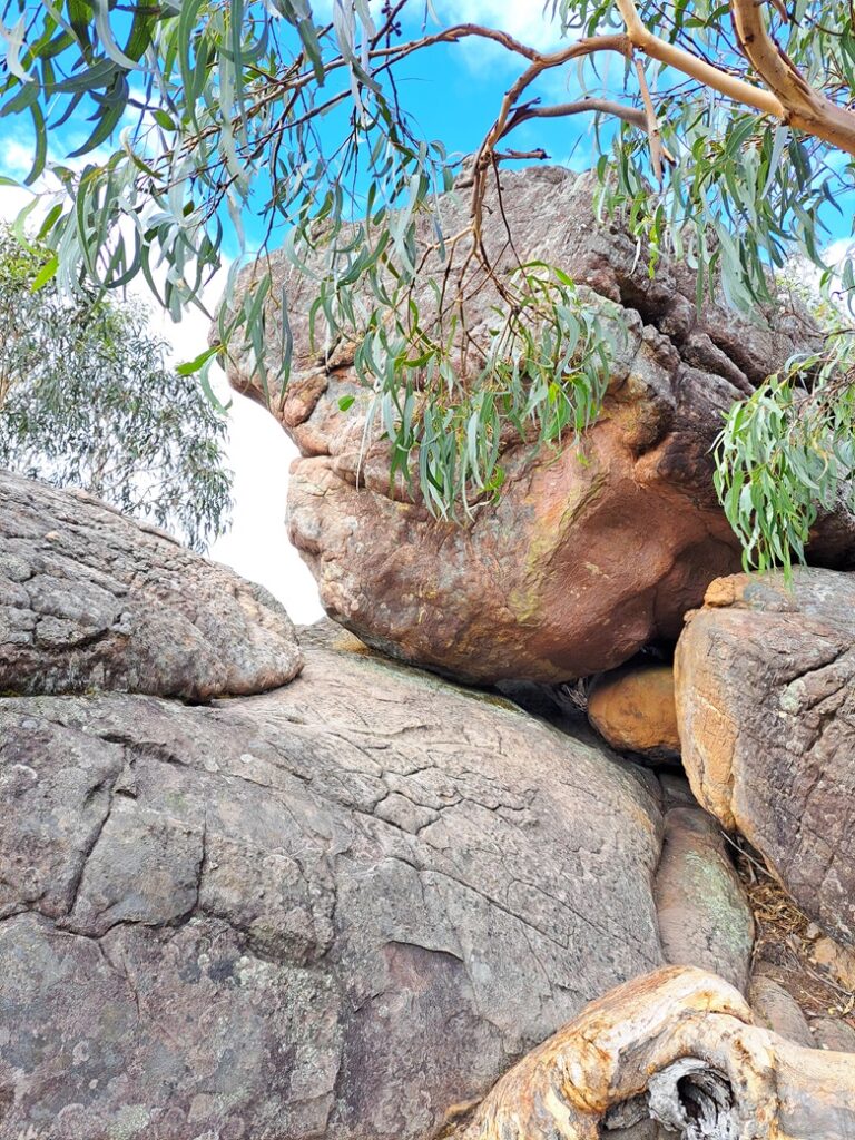 Boulders on the Chatauqua Peak trail