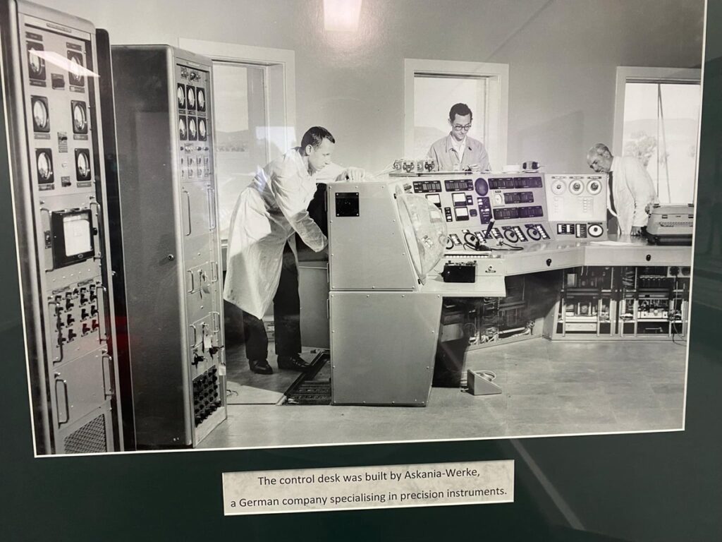 Scientists at the control desk at The Dish in Parkes