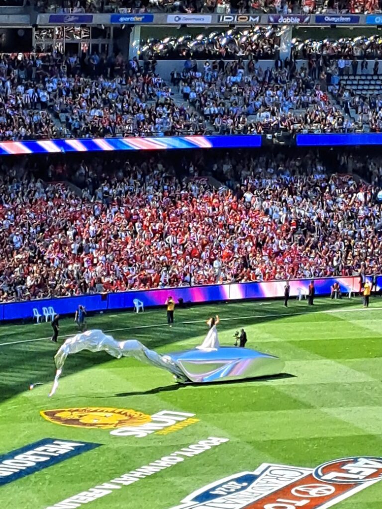 Katy Perry at AFL Grand Final