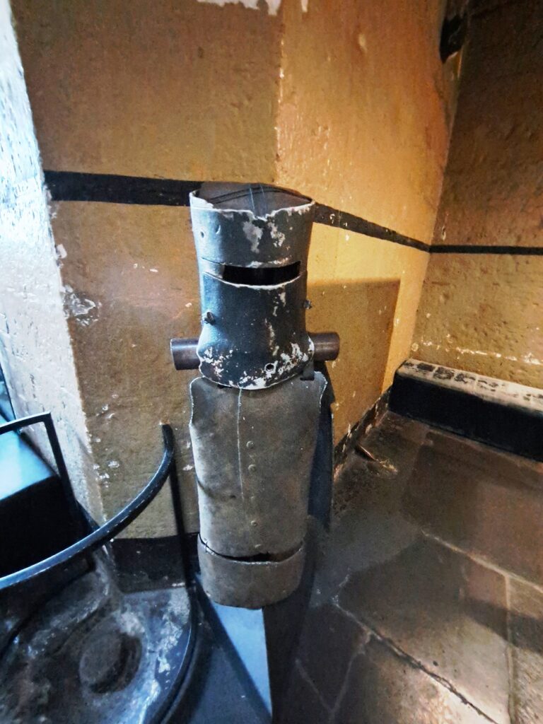 Ned Kelly's mask at Old Melbourne Gaol