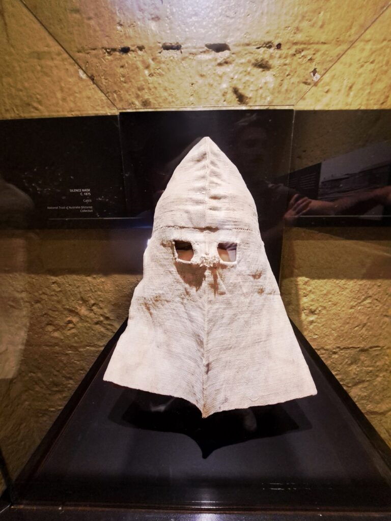 Death Mask at Old Melbourne Gaol