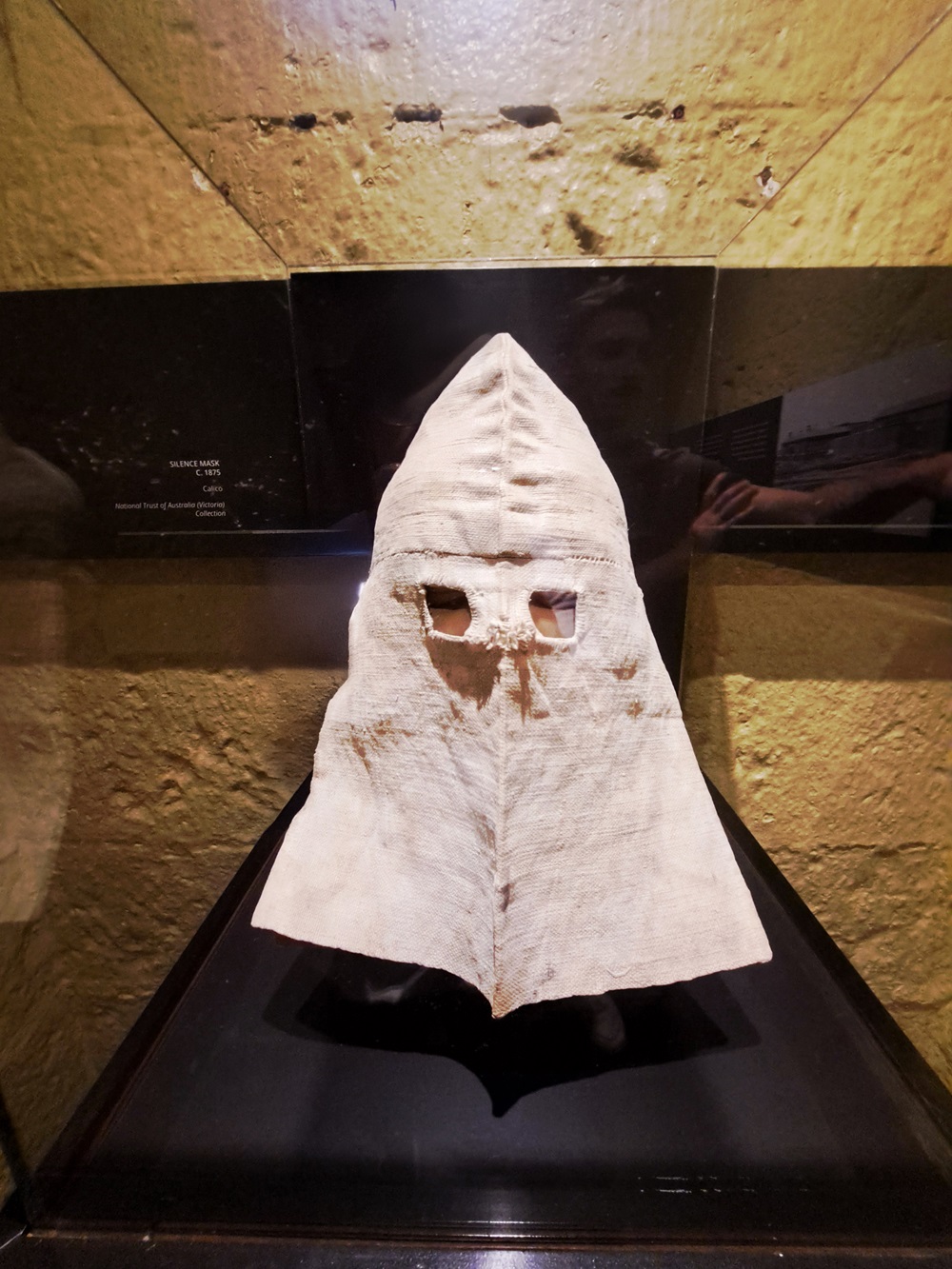 Death Mask at Old Melbourne Gaol