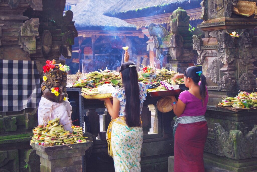 Spiritual ceremony in Ubud