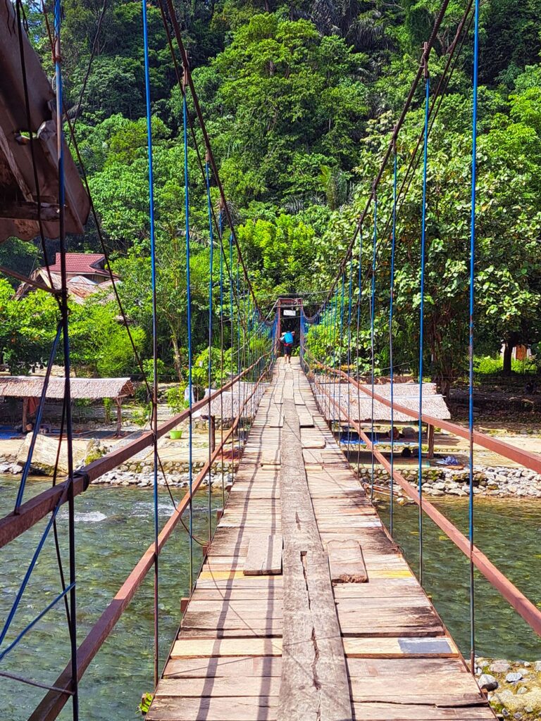 Bridge over Bohorok river